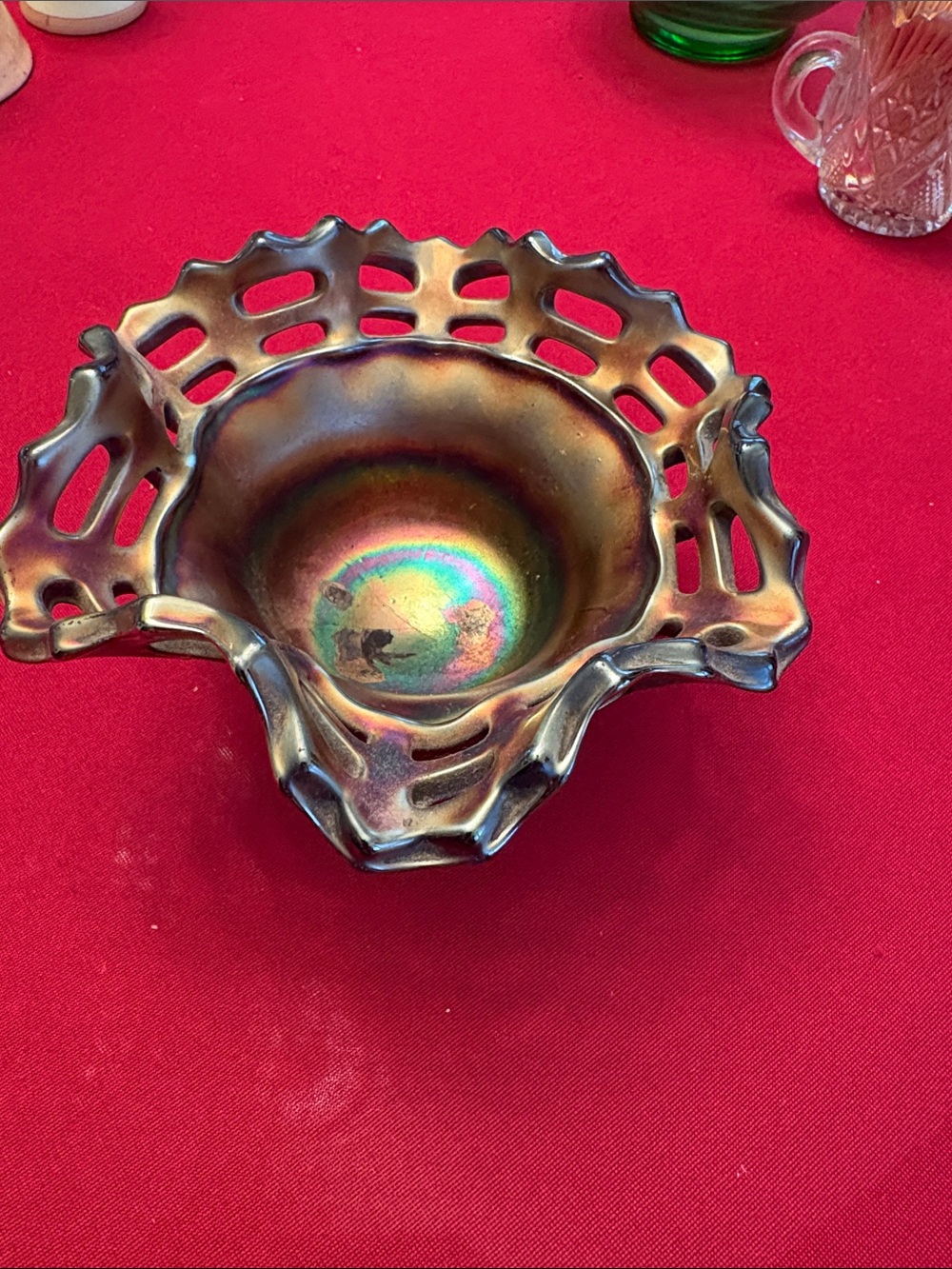 💖Carnival Glass Bowl